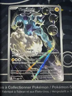 Thundurus 209 SV Black Star Promo Pokemon Center Exclusive Holo Basic HP120 - Image 1