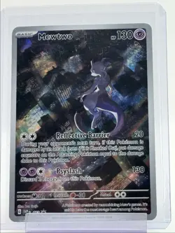 MEWTWO 2023 POKEMON 151 ULTRA PREMIUM BLACK STAR PROMO #053 Q6011 - Image 1
