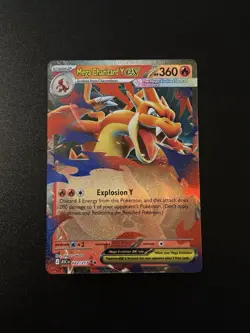 Pokemon Mega Charizard Y Ex 022/217 Mega Evolutions Ascended Heros NM English - Image 1