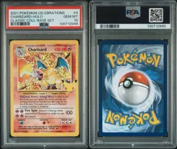 2021 Pokemon Celebrations Charizard-Holo Classic Coll. #4 GEM MT PSA 10 Base Set - Image 3
