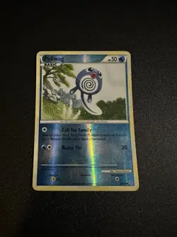 Pokemon TCG Poliwag 58/95 HGSS Unleashed Reverse Holo LP - Image 1