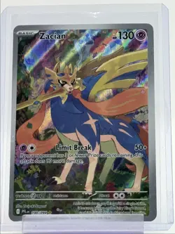 ZACIAN 2025 POKEMON PHANTASMAL FLAMES ILLUSTRATION RARE C 100/094 Q6011 - Image 1