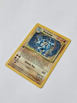 1st Edition Machamp HOLO #8/102 1999 Pokemon Base Set - Image 5