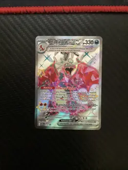 Pokemon Charizard ex SVP074 Shiny Paldean Fates Black Star Promo NM - Image 1