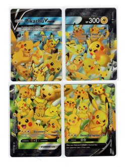 2021 Pokemon Celebrations Promo Pikachu V-Union Set of 4 - Image 1
