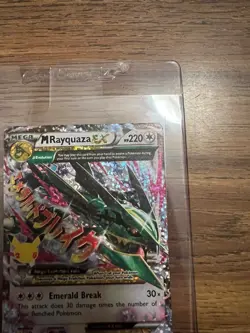 Mint M Rayquaza EX 76/108 Celebrations: Classic Collection Holo Pokemon Tcg NM/M - Image 3