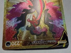 Pokemon TCG Galarian Moltres V Secret Rare SWSH09: Brilliant Stars 183/172 NM - Image 3