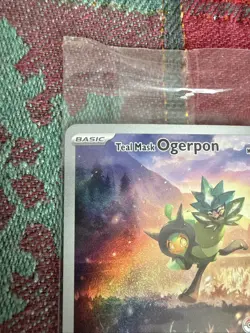 Ogerpon 123 Twilight Masquerade Teal Mask Pokemon Center Stamped Promo - Image 3