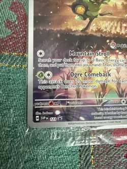 Ogerpon 123 Twilight Masquerade Teal Mask Pokemon Center Stamped Promo - Image 5