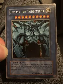 Yu-Gi-Oh Obelisk the Tormentor Secret Rare Card GBI-002 - Image 2