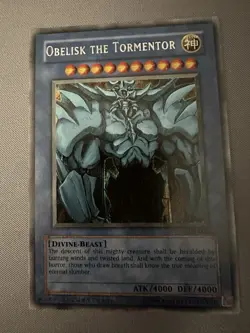 Yu-Gi-Oh Obelisk the Tormentor Secret Rare Card GBI-002 - Image 3