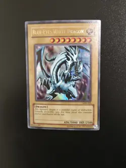 Yugioh: Blue-Eyes White Dragon - LOB-001 - Ultra Rare - Unlimited - Nm - Image 1