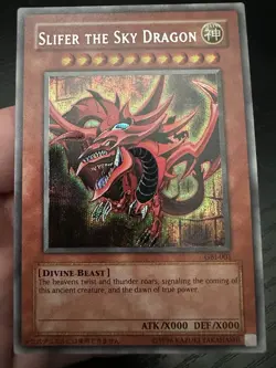 Yu-Gi-Oh! Duel Monsters Slifer the Sky Dragon GBI-001 Secret Rare - Image 1