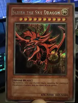 Yu-Gi-Oh! Duel Monsters Slifer the Sky Dragon GBI-001 Secret Rare - Image 2