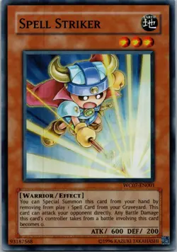Yugioh Spell Striker WC07-EN001 Super Rare NM - Image 1