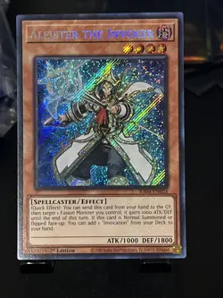 Yugioh Aleister the Invoker (Alt Art) Secret Rare RA04-EN024 - Image 1