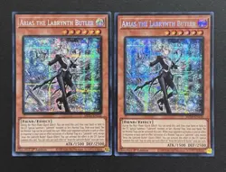 2024 YUGIOH MP24 SECRET RARE ARIAS THE LABRYNTH BUTLER X2 NM SET - Image 1