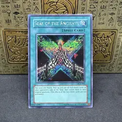 Seal Of The Ancients PCK-003- Prismatic Secret Rare Yugioh LP - Image 1