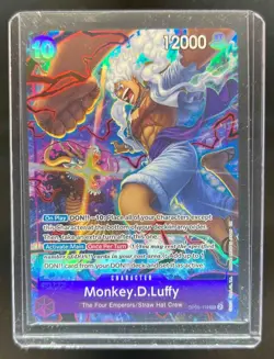 2025 One Piece A Fist of Divine Speed Monkey.D.Luffy Alternate Art #OP05-119 - Image 1
