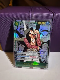 One Piece OP-14 Dracule Mihawk Manga ALT (OP14-119) - Image 2