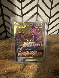 Pokemon Card Naganadel & Guzzlord GX Full Art 223/236 Sm-Cosmic Eclipse Holo - Image 2