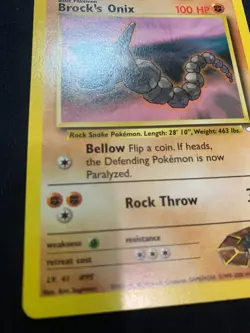 BROCK'S ONIX - 069/132 - GYM HEROES - POKEMON CARD - LP - Image 2