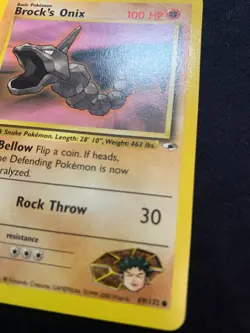 BROCK'S ONIX - 069/132 - GYM HEROES - POKEMON CARD - LP - Image 3