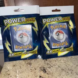 Pokemon Power Packs 40 Cards Per Pack X2 Guaranteed 1 Holo Rare Per Pack - Image 1