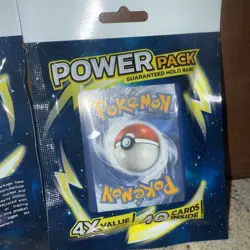 Pokemon Power Packs 40 Cards Per Pack X2 Guaranteed 1 Holo Rare Per Pack - Image 3