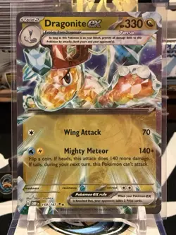 Dragonite ex 159/197 Pokemon TCG Obsidian Flames Double Rare Holo Card CO - Image 1