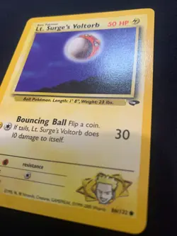 LT. SURGES VOLTORB - 86/132 - GYM CHALLENGE - POKEMON CARD - LP - Image 3