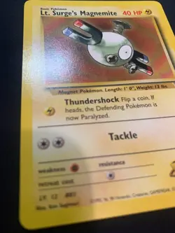 LT. SURGES MAGNEMITE - 080/132 - GYM HEROES - POKEMON CARD - LP - Image 2
