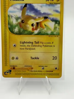 Pokemon Pikachu 50 HP Common Card Expedition Base Set 124/165 Regular English - Image 4