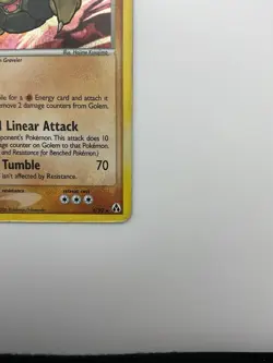 Pokemon TCG Golem EX Legend Maker Holo Card 2006 6/92 Rare - Image 3