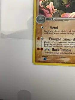 Pokemon TCG Golem EX Legend Maker Holo Card 2006 6/92 Rare - Image 4