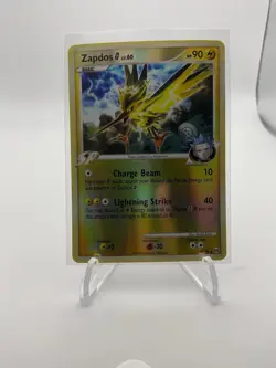 Pokemon Zapdos G LV.60 Reverse Holo Card 12/99 Team Galactic's Pokemon - Image 1