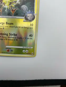 Pokemon Zapdos G LV.60 Reverse Holo Card 12/99 Team Galactic's Pokemon - Image 3