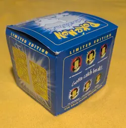 Pokemon Mewtwo 23K Gold Plated Card 1999 Burger King toy with PokeBall and Box - Image 3