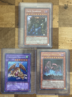1996 Yugioh 3 Card Lot - Image 1