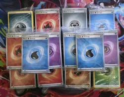 Pokemon Sealed Energy Cards Bundle Lot x14 from Various ETB Sets - NEW SEALED - Image 1