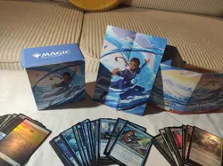 MTG Avatar Aang borderless + Bristly Bill promo card + Katara prerelease Bundle - Image 2