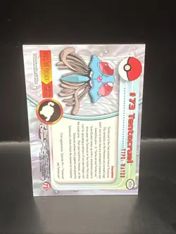 Pokemon Card - Tentacruel #73 - Topps Chrome A - Image 3