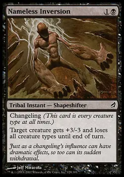 4x Nameless Inversion Lorwyn MtG Magic Black Common 4 x4 Card Cards - Image 1