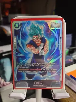 Vegito SCR FB02-139 Alternate Art Dragon Ball Fusion World Card - Image 1
