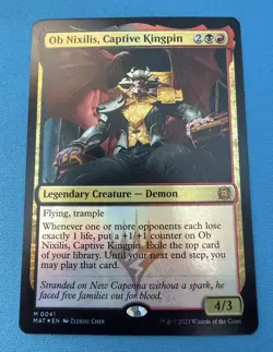 MTG - Ob Nixilis, Captive Kingpin - FOIL - NM - Image 1