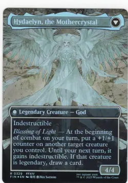 MAGIC MTG FINAL FANTASY FOIL: R 0329 HYDAELYN, THE MOTHERCRYSTAL + VENAT, HEART - Image 2