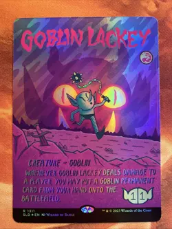 MTG Rainbow Foil Showcase Goblin Lackey Secret Lair: Goblin & Squabblin' NM!! - Image 1