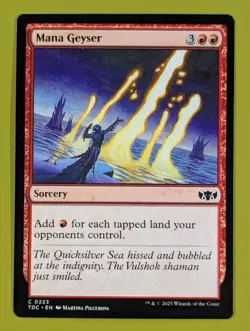 Mana Geyser x1 Tarkir: Dragonstorm Commander 1x Magic the Gathering MTG - Image 1