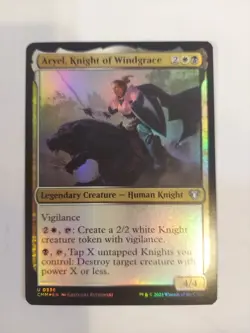 Aryel, Knight of Windgrace Commander Masters Foil - Image 1