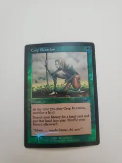 mtg crop rotation foil holo urza's legacy 1999 light to moderatly played - Image 1